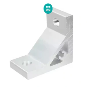 نبشی لچكی دار آلومينيومی 90 درجه 40 در 40