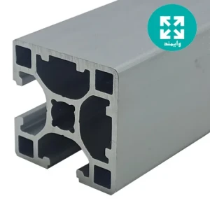 پروفیل آلومینیوم شیاردار صنعتی 40 در40 دو طرف بسته CL