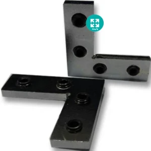 نبشی آهنی مخفی کروماته شیار 10 - 90 درجه (پروفیل 40*40  و 45*45)