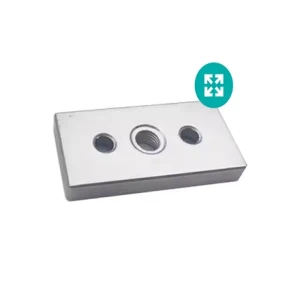 كفي‌نگهدارنده‌پايه‌تراز‌آلومينيومي M12  پروفيل 60*30