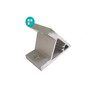 نبشی لچكی دار آلومينيومی 45 درجه 30 در 30