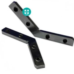 نبشی آهنی مخفی کروماته شیار 6 - 135 درجه (پروفیل 20*20)