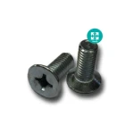  پیچ سر خزینه نقره ای M6x10