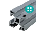 پروفیل آلومینیوم شیاردار صنعتی 30 در 30 سبک