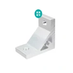 نبشی لچكی دار آلومينيومی 90 درجه 30 در 30