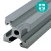  پروفیل آلومینیوم شیاردار صنعتی 20 در 20 نقره ای V-SLOT (پروفیل وی اسلات)