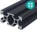  پروفیل آلومینیوم شیاردار صنعتی 20 در 40 مشکی V-SLOT (پروفیل وی اسلات)