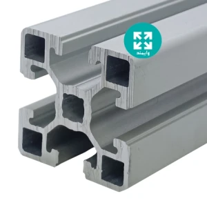 پروفیل آلومینیوم شیاردار صنعتی 45 در 45 سنگین مرکز دایره ای