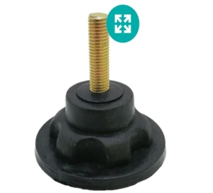 پایه تراز کفی 85mm پلاستیکی M12x44