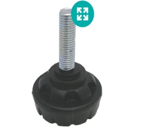 پايه تراز كفی 45mm پلاستيكی M10x30