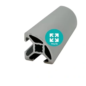 پروفیل آلومینیوم شیاردار صنعتی 20 در 20 ربع دایره