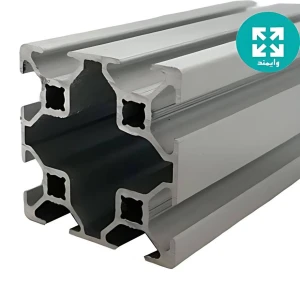 پروفیل شیاردار صنعتی 40 در 40 هشت شیار