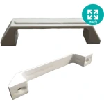 دستگیره آلومينيومي سفید L=160