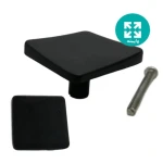 تک پیچ مربعی مشکی