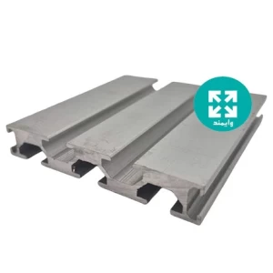 پروفیل آلومینیوم شیار دار 15 در 190