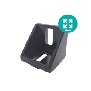 نبشی دیواره دار 40 در 40 مشکی