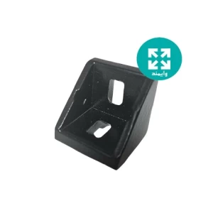 نبشی دیواره دار 30*30 مشکی