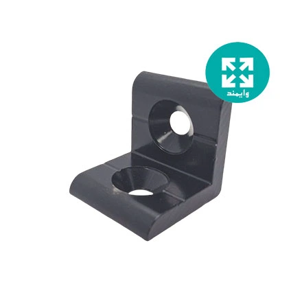 نبشی ساده 40 در 40 مشکی